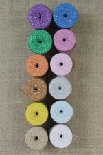 Sajou, mit Glitzerfaden(2), 12 verschiedene Farben je 120 m 